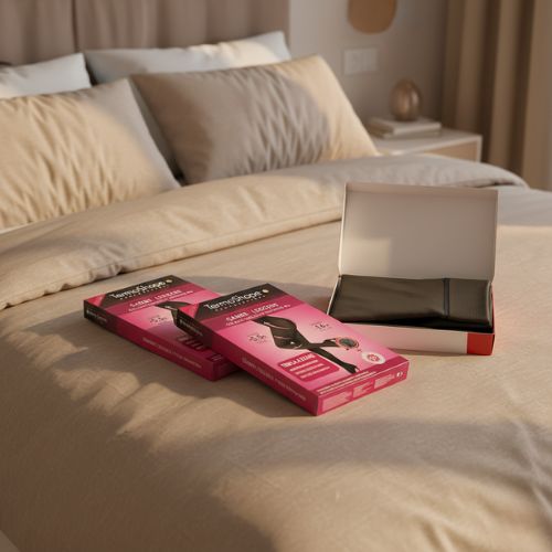 Contenuto confezione TermoShape: 2 collant termici neri