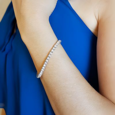 Bracciale tennis in zirconi