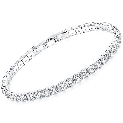 Zirconi brillanti bracciale tennis