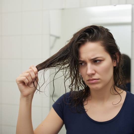 Capelli appesantiti