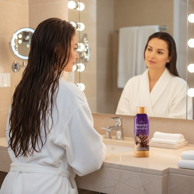 Contenuto confezione Keratin Mask KM-29: 1 flacone trattamento alla cheratina