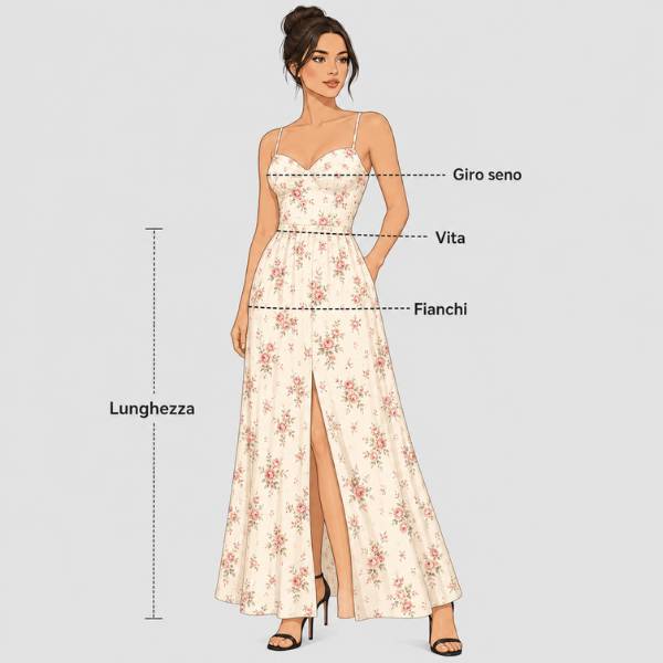 Guida misure vestito Flora-Chic