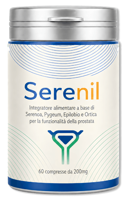 Serenil - integratore naturale per la prostata, confezione da 60 compresse