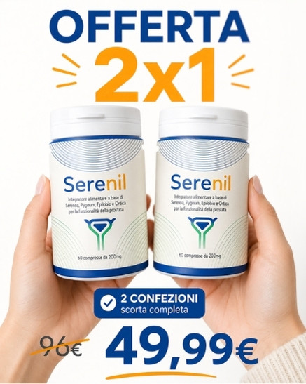 Serenil - confezione doppia, 2 barattoli da 60 compresse